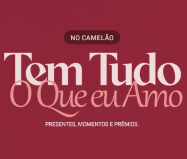Dia dos Namorados no Camelão vai premiar casais com vale-compras