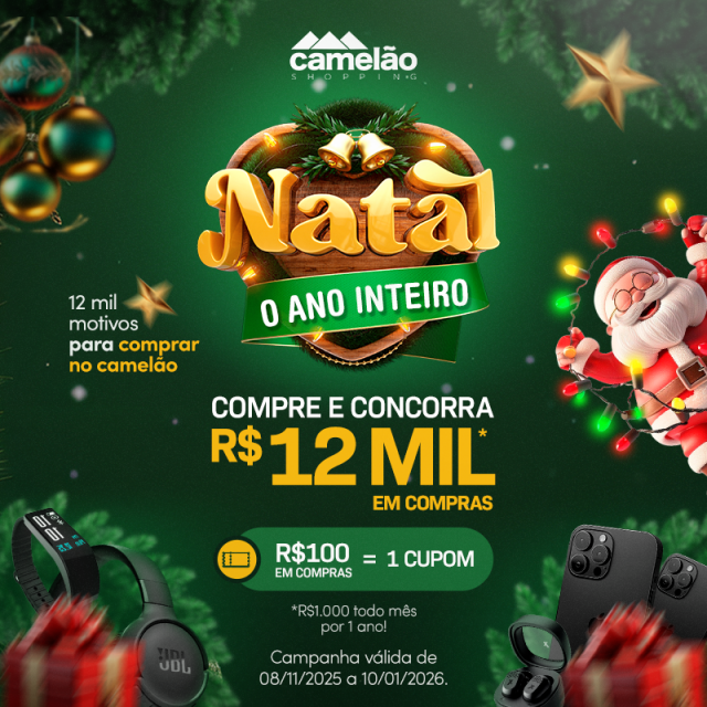 12 Mil Motivos para Comprar do Shopping Camelão São José
